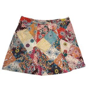 RIP SKIRT Hawaii sz XL Ocean Wrap Swim Cover Skirt tropical Patchwork Pockets